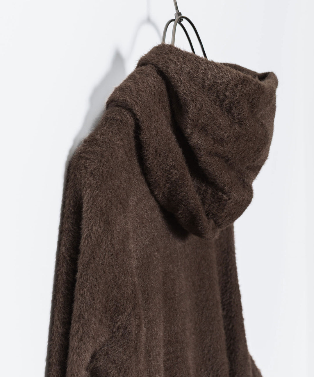 VEIN ヴェインのMALL YARN JERSEY ZIP UP HOODIE - BROWNの公式通販サイトsession福岡セレクトショップ