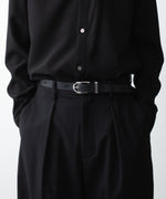 画像をギャラリービューアに読み込む, ATTACHMENT アタッチメントのCOW LEATHER WESTERN BELT - BLACKの公式通販サイトsession福岡セレクトショップ
