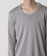 画像をギャラリービューアに読み込む, ATTACHMENT アタッチメントのSVIN CO RIB O-NECK L/S TEE - GRAY 公式通販サイトsession福岡セレクトショップ
