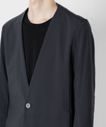 画像をギャラリービューアに読み込む, ATTACHMENT アタッチメントのNY/CO STRETCH JERSEY COLLARLESS JACKET - D.GRAY 公式通販サイトsession福岡セレクトショップ
