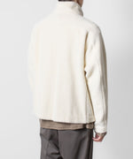 画像をギャラリービューアに読み込む, ATTACHMENT アタッチメントのWO/ALPACA BOA ZIP UP BLOUSON - OFF WHITEの公式通販サイトsession福岡セレクトショップ
