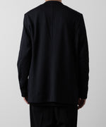 画像をギャラリービューアに読み込む, ATTACHMENT アタッチメントのPE STRETCH RIB COLLARLESS CARDIGAN - D.NAVY 公式通販サイトsession福岡セレクトショップ
