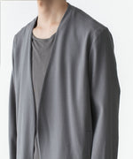 画像をギャラリービューアに読み込む, ATTACHMENT アタッチメントの2/90 WO TWIST TWILL COLLARLESS JKT - GRAYの公式通販サイトsession福岡セレクトショップ
