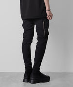 画像をギャラリービューアに読み込む, ATTACHMENT アタッチメントのPE HIGH COUNT DOUBLE CLOTH SIDE POCKET EAZY PANTS - BLACKの公式通販サイトsession福岡セレクトショップ
