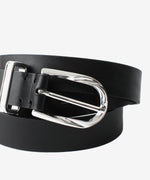画像をギャラリービューアに読み込む, ATTACHMENT アタッチメントのCOW LEATHER WESTERN BELT - BLACKの公式通販サイトsession福岡セレクトショップ
