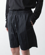 画像をギャラリービューアに読み込む, ATTACHMENT アタッチメントのNY TAFFETA SHORTS - BLACKの公式通販サイトsession福岡セレクトショップ
