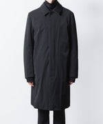 画像をギャラリービューアに読み込む, ATTACHMENT アタッチメントのNY 2LAYER STRETCH PADDING BALMACAAN COAT - BLACKの公式通販サイトsession福岡セレクトショップ
