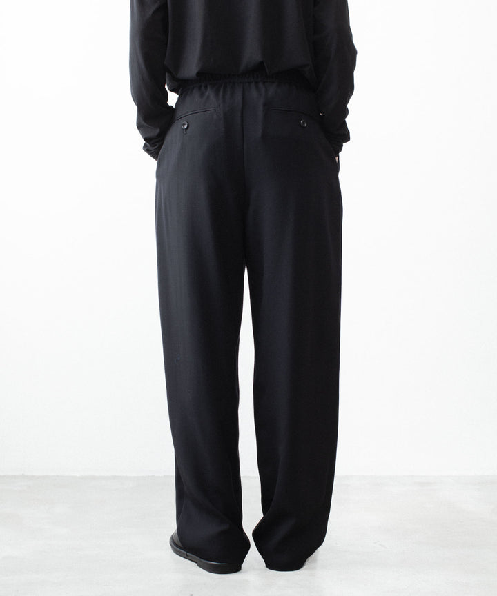 ATTACHMENT アタッチメントの2/90 WO TWIST TWILL EASY TROUSERS - BLACKの公式通販サイトsession福岡セレクトショップ