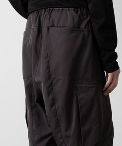 ATTACHMENT アタッチメントのNY/CO TWILL WIDE CARGO TROUSERS - D.GRAY 公式通販サイトsession福岡セレクトショップ