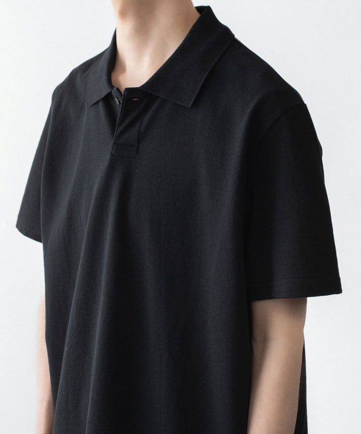 ATTACHMENT アタッチメントのSOFT PIQUE S/S POLO - BLACKの公式通販サイトsession福岡セレクトショップ
