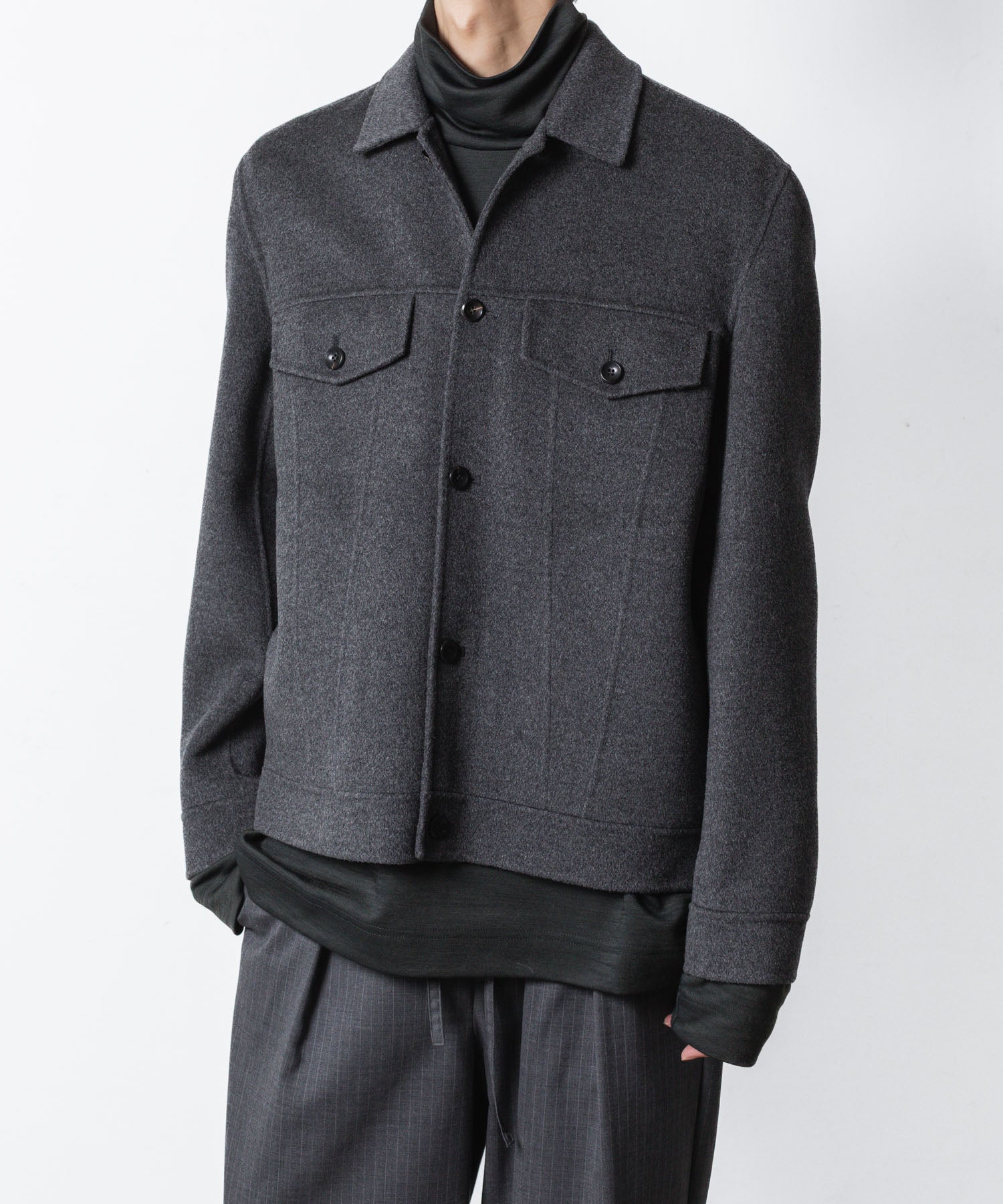 ATTACHMENT アタッチメントのWO/CA DOUBLE FACE BEAVER TRACKER JACKET - X.GRAYの公式通販サイトsession福岡セレクトショップ