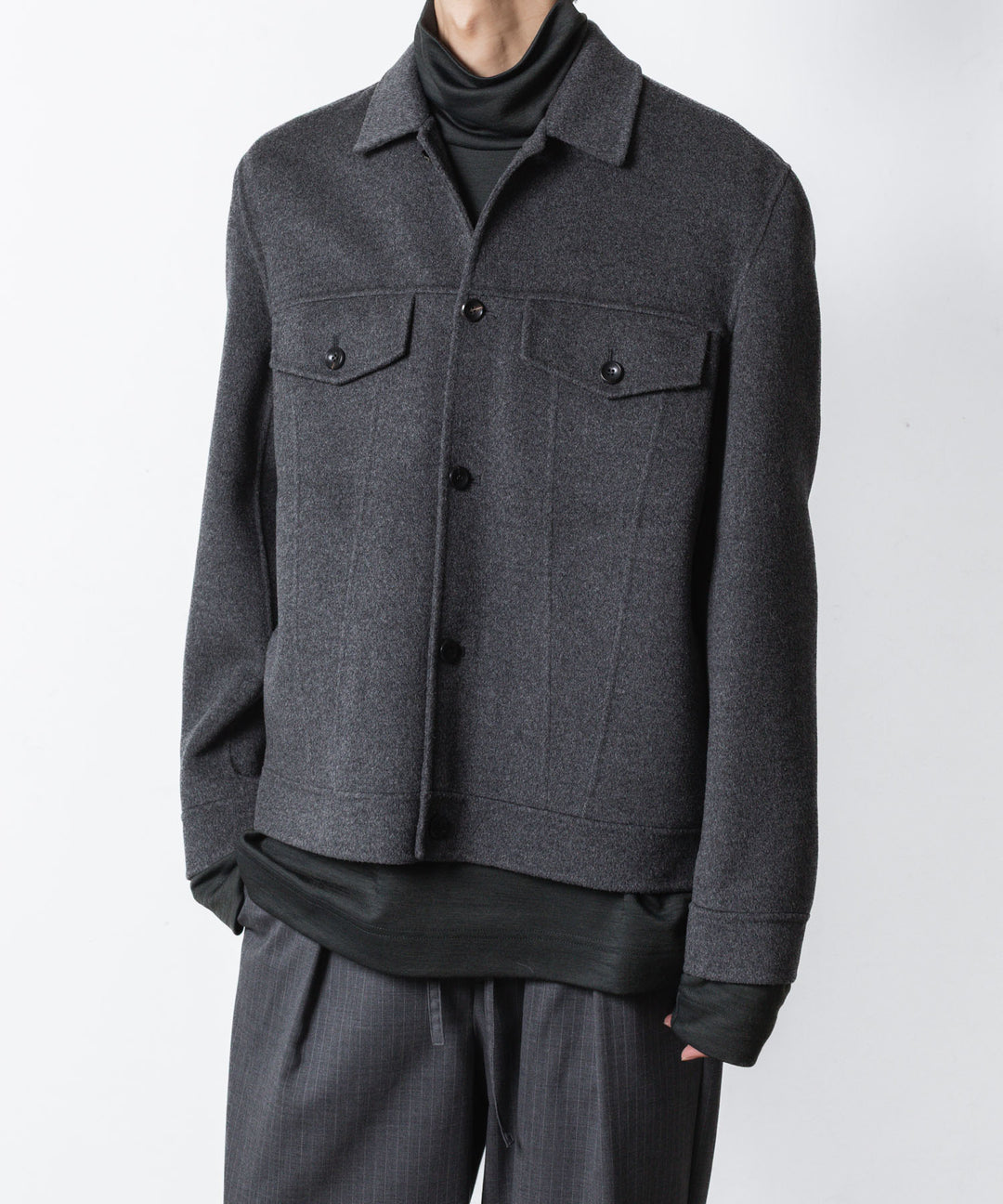 ATTACHMENT アタッチメントのWO/CA DOUBLE FACE BEAVER TRACKER JACKET - X.GRAYの公式通販サイトsession福岡セレクトショップ
