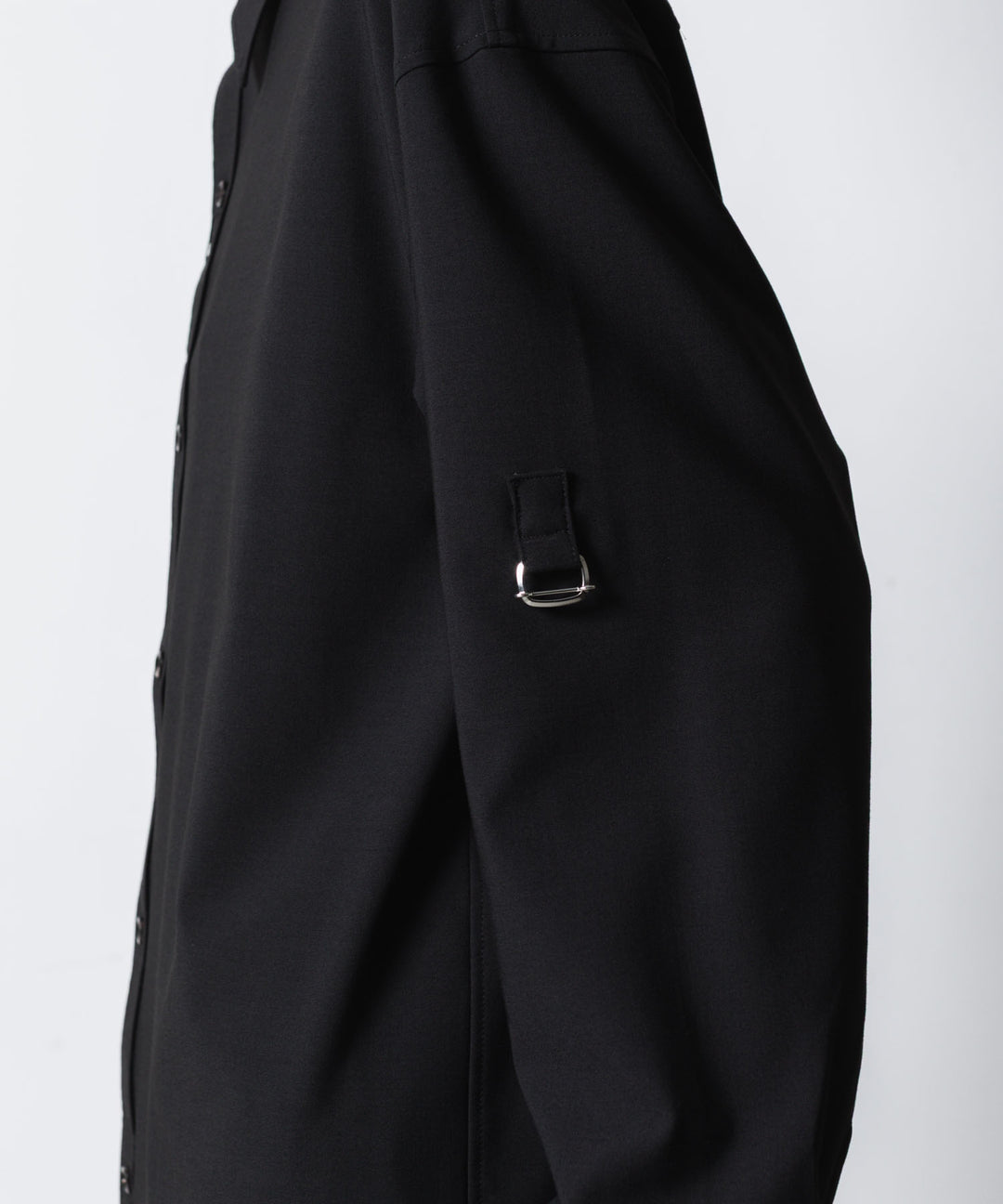 ATTACHMENT アタッチメントのPE/RY STRETCH TROPICAL STRAP SLEEVE L/S SHIRT - BLACKの公式通販サイトsession福岡セレクトショップ
