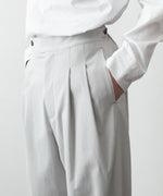 画像をギャラリービューアに読み込む, ATTACHMENT アタッチメントのPE/CO/LI DRY TWILL WIDE TROUSERS - L.GRAYの公式通販サイトsession福岡セレクトショップ
