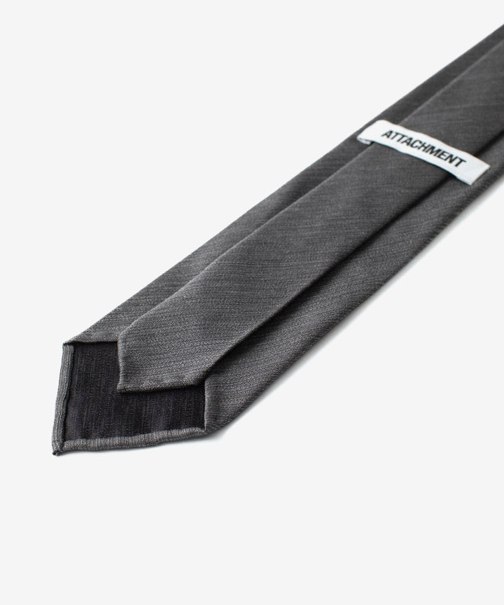 ATTACHMENT アタッチメントのSILK SATIN JACQUARD TIE - BLACKの公式通販サイトsession福岡セレクトショップ