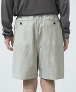 画像をギャラリービューアに読み込む, ATTACHMENT アタッチメントのWO/PE STRIPE EASY SHORTS - S.GRAYの公式通販サイトsession福岡セレクトショップ
