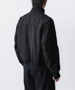 画像をギャラリービューアに読み込む, VEIN ヴェインのSYNTHETIC SUEDE LEATHER BOMBER JKT - BLACKの公式通販サイトsession福岡セレクトショップ
