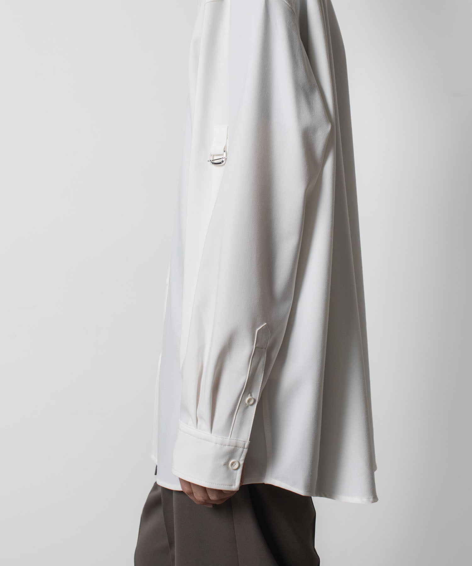 ATTACHMENT アタッチメントのPE/RY STRETCH TROPICAL STRAP SLEEVE L/S SHIRT - WHITEの公式通販サイトsession福岡セレクトショップ