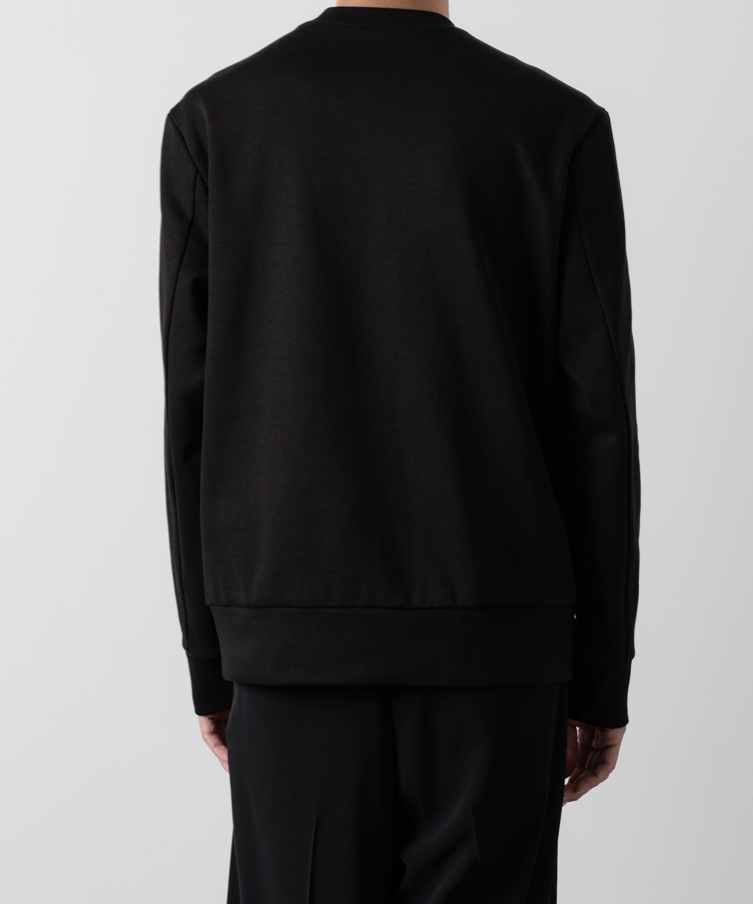 ATTACHMENT アタッチメントのCO/PE DOUBLE KNIT PULLOVER - BLACK 公式通販サイトsession福岡セレクトショップ