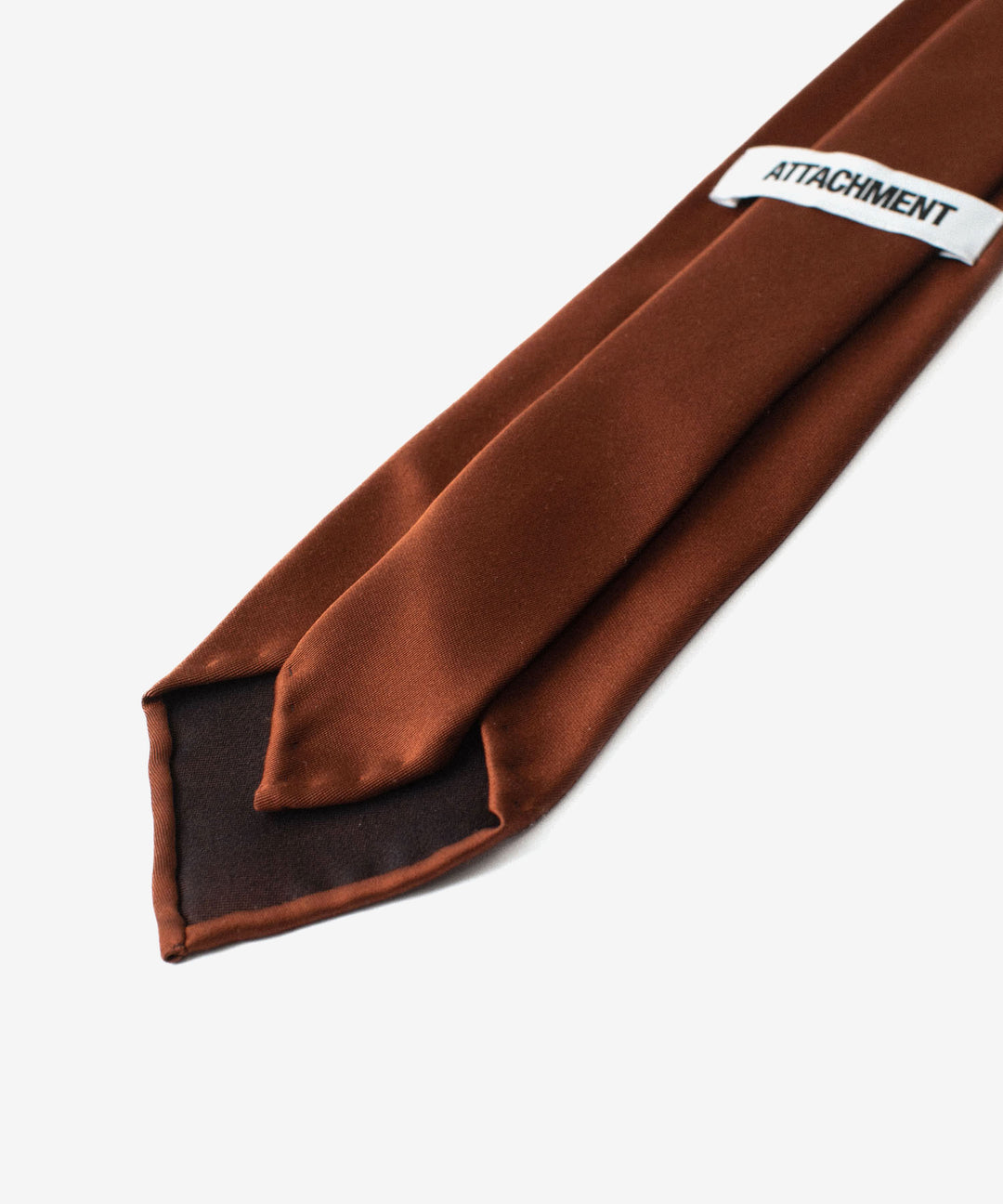 ATTACHMENT アタッチメントのSILK SATIN TIE - BROWNの公式通販サイトsession福岡セレクトショップ