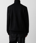 画像をギャラリービューアに読み込む, ato(アトウ)のSTAND COLLAR ZIP CARDIGAN  - BLACKの公式通販サイトsession福岡セレクトショップ
