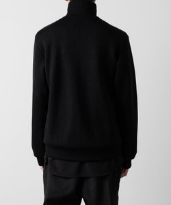 ato(アトウ)のSTAND COLLAR ZIP CARDIGAN  - BLACKの公式通販サイトsession福岡セレクトショップ