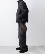 画像をギャラリービューアに読み込む, ATTACHMENT / EXCLUSIVE ITEMアタッチメントの11oz DENIM 1TUCK BELTED PANTS  - BLACKの公式通販サイトsession福岡セレクトショップ
