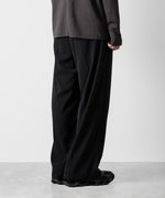 画像をギャラリービューアに読み込む, ATTACHMENT アタッチメントのSORIBIA TWILL BELTED WIDE TROUSERS-BLACKの公式通販サイトsession福岡セレクトショップ
