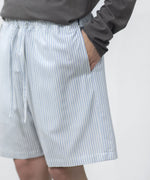 画像をギャラリービューアに読み込む, ATTACHMENT アタッチメントのWO/PE STRIPE EASY SHORTS - S.BLUEの公式通販サイトsession福岡セレクトショップ
