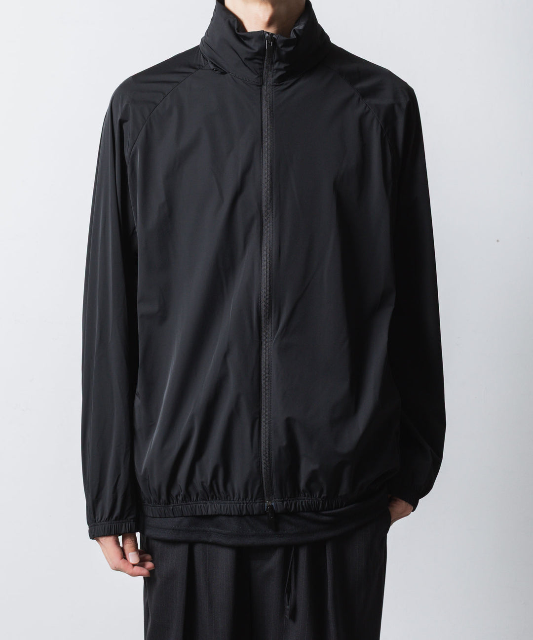 ATTACHMENT アタッチメントのNY 2LAYER STRETCH LIGHT BLOUSON - BLACKの公式通販サイトsession福岡セレクトショップ
