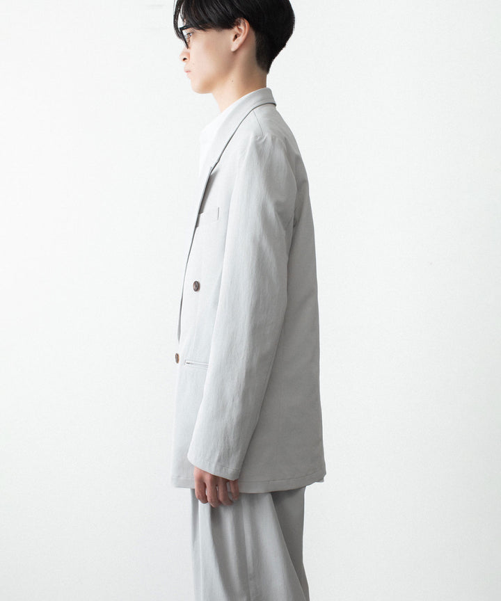 ATTACHMENT アタッチメントのPE/CO/LI DRY TWILL DOUBLE-BREASTED JKT - L.GRAYの公式通販サイトsession福岡セレクトショップ