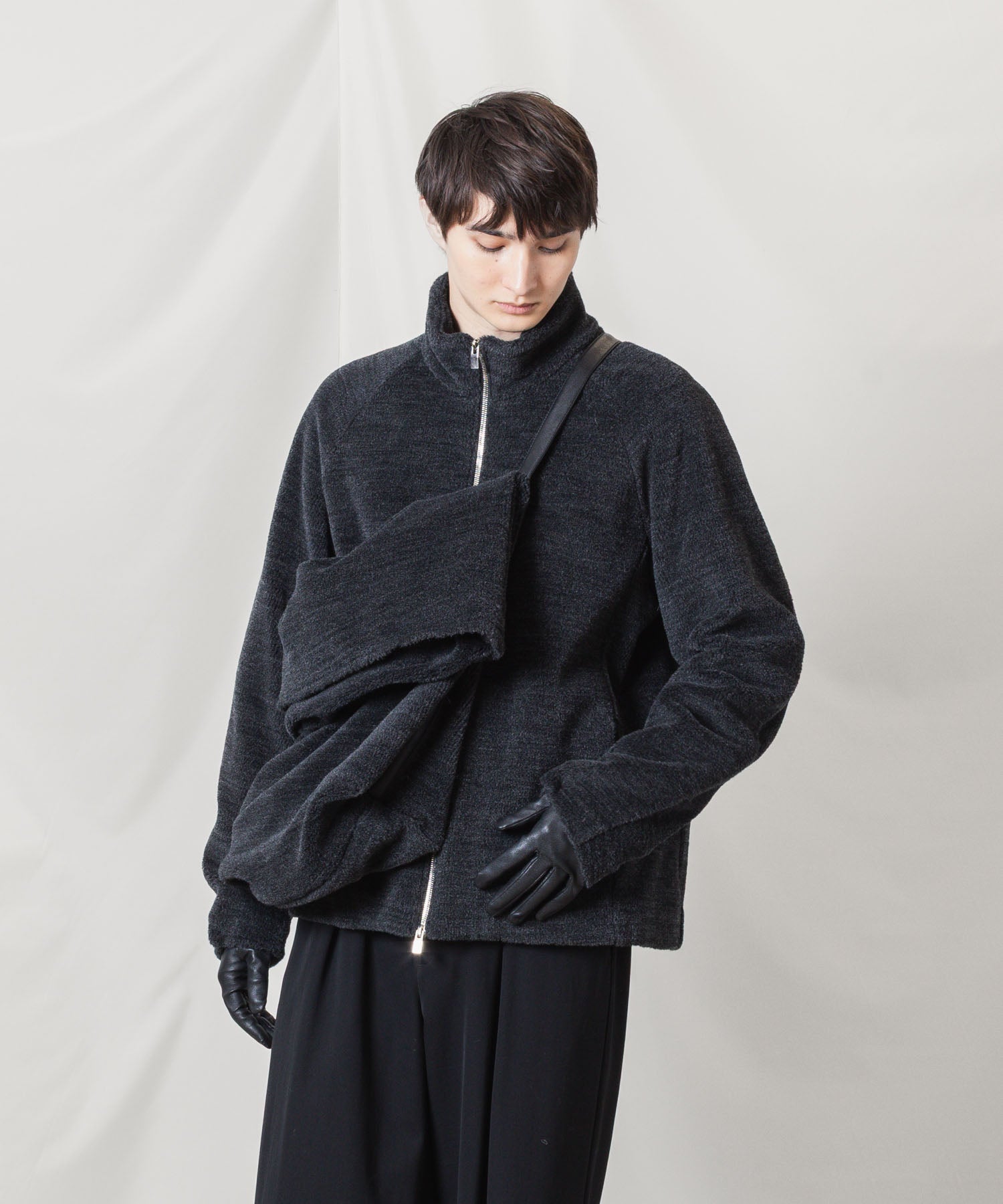 ATTACHMENT アタッチメントのWO/ALPACA BOA ZIP UP BLOUSON - D.GRAYの公式通販サイトsession福岡セレクトショップ