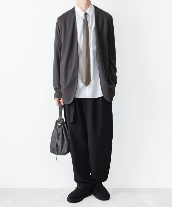 ATTACHMENT アタッチメントのSILK SATIN TIE - KHAKI GRAYの公式通販サイトsession福岡セレクトショップ