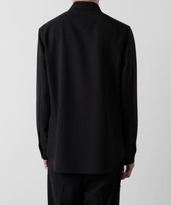 ATTACHMENT アタッチメントのPE STRETCH VIYELLA REGULAR COLLAR DRESS SHIRT - BLACK 公式通販サイトsession福岡セレクトショップ