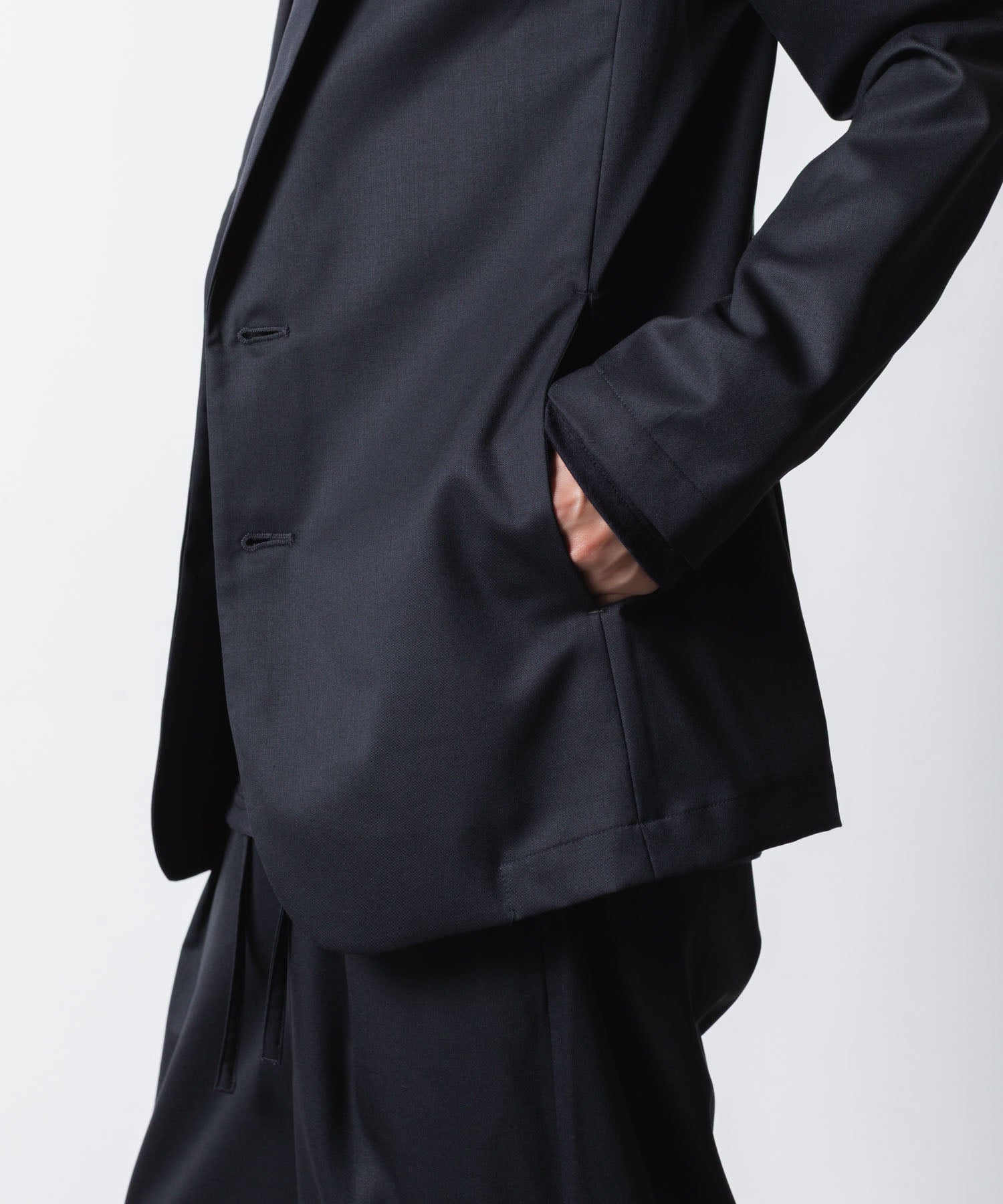 ATTACHMENT アタッチメントのT/W/SI STRETCH GABARDINE 2B JKT - D.NAVYの公式通販サイトsession福岡セレクトショップ