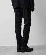 画像をギャラリービューアに読み込む, ATTACHMENT アタッチメントのNY/CO STRETCH JERSEY REGULAR FIT EASY TROUSERS - BLACK 公式通販サイトsession福岡セレクトショップ
