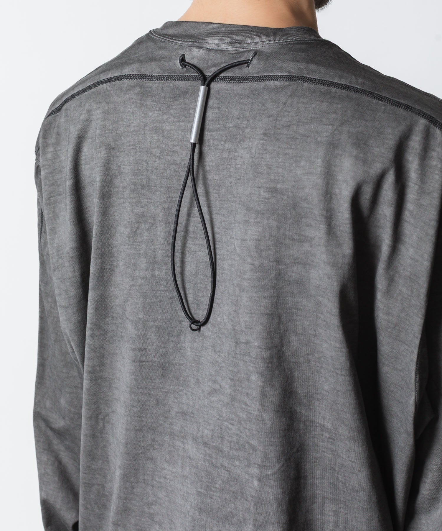 VEIN ヴェインの100/3 SUEDE JERSEY COLD DYED VESSEL L/S TEE - GRAYの公式通販サイトsession福岡セレクトショップ