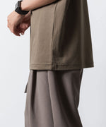 画像をギャラリービューアに読み込む, ATTACHMENT アタッチメントのCOTTON DOUBLE FACE SLIM FIT S/S TEE - CAMELの公式通販サイトsession福岡セレクトショップ
