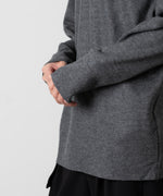 画像をギャラリービューアに読み込む, ATTACHMENT アタッチメントの限定TECH WOOL SMOOTH OVERSIZED L/S CUTOFF TEE - X.GRAYの公式通販サイトsession福岡セレクトショップ

