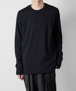 画像をギャラリービューアに読み込む, ATTACHMENT アタッチメントのPE STRETCH RIB SLIM FIT L/S TEE - NAVY 公式通販サイトsession福岡セレクトショップ
