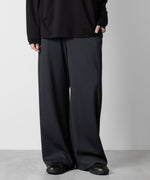 画像をギャラリービューアに読み込む, ATTACHMENT アタッチメントのPE STRETCH RIB WIDE LOUNGE TROUSERS - D.GRAY 公式通販サイトsession福岡セレクトショップ
