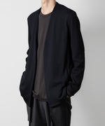 画像をギャラリービューアに読み込む, ATTACHMENT アタッチメントのPE STRETCH RIB COLLARLESS CARDIGAN - D.NAVY 公式通販サイトsession福岡セレクトショップ
