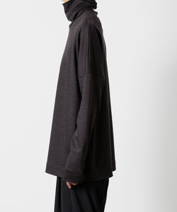 ATTACHMENT アタッチメントのWO/NY SMOOTH OVERSIZED HIGHNECK L/S TEE - D.BROWN 公式通販サイトsession福岡セレクトショップ