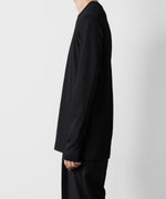 画像をギャラリービューアに読み込む, ATTACHMENT アタッチメントのPE STRETCH RIB SLIM FIT L/S TEE - BLACK 公式通販サイトsession福岡セレクトショップ
