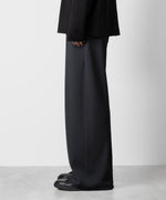 画像をギャラリービューアに読み込む, ATTACHMENT アタッチメントのPE STRETCH RIB WIDE LOUNGE TROUSERS - D.GRAY 公式通販サイトsession福岡セレクトショップ
