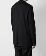 画像をギャラリービューアに読み込む, ATTACHMENT アタッチメントのPE STRETCH RIB COLLARLESS CARDIGAN - BLACK 公式通販サイトsession福岡セレクトショップ
