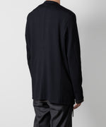 画像をギャラリービューアに読み込む, ATTACHMENT アタッチメントのPE STRETCH RIB COLLARLESS CARDIGAN - D.NAVY 公式通販サイトsession福岡セレクトショップ
