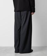 画像をギャラリービューアに読み込む, ATTACHMENT アタッチメントのPE STRETCH RIB WIDE LOUNGE TROUSERS - D.GRAY 公式通販サイトsession福岡セレクトショップ
