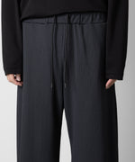 画像をギャラリービューアに読み込む, ATTACHMENT アタッチメントのPE STRETCH RIB WIDE LOUNGE TROUSERS - D.GRAY 公式通販サイトsession福岡セレクトショップ
