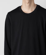 画像をギャラリービューアに読み込む, ATTACHMENT アタッチメントのPE STRETCH RIB SLIM FIT L/S TEE - BLACK 公式通販サイトsession福岡セレクトショップ
